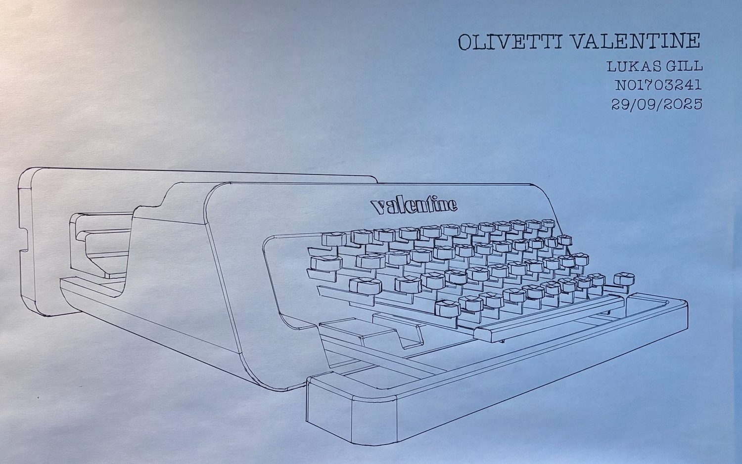 Olivetti Valentine, ball point pen