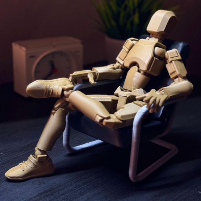 MC_01 build archive: Printed model · 1:12 scale, with figure