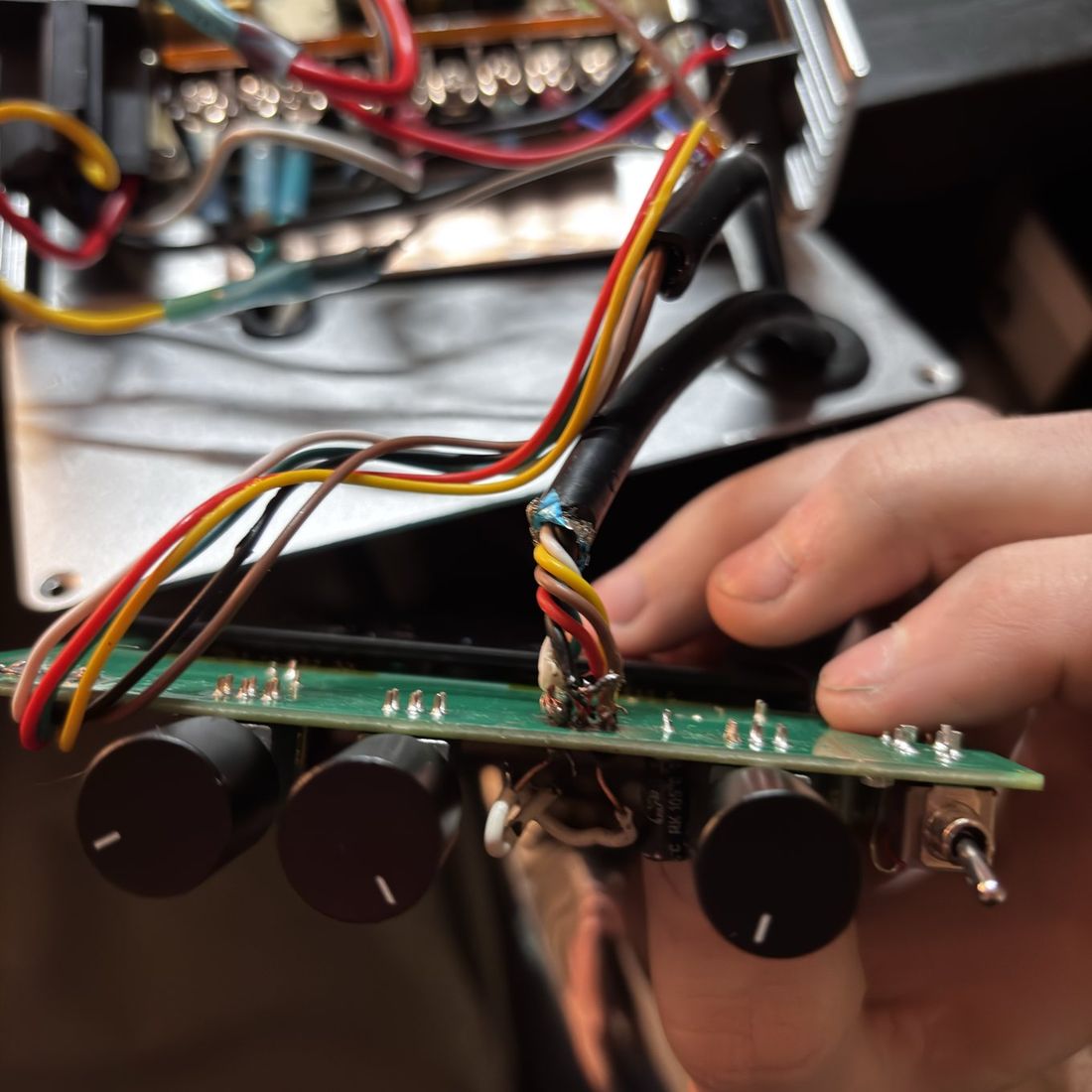 MC_01 build archive: Soldering the amplifier board