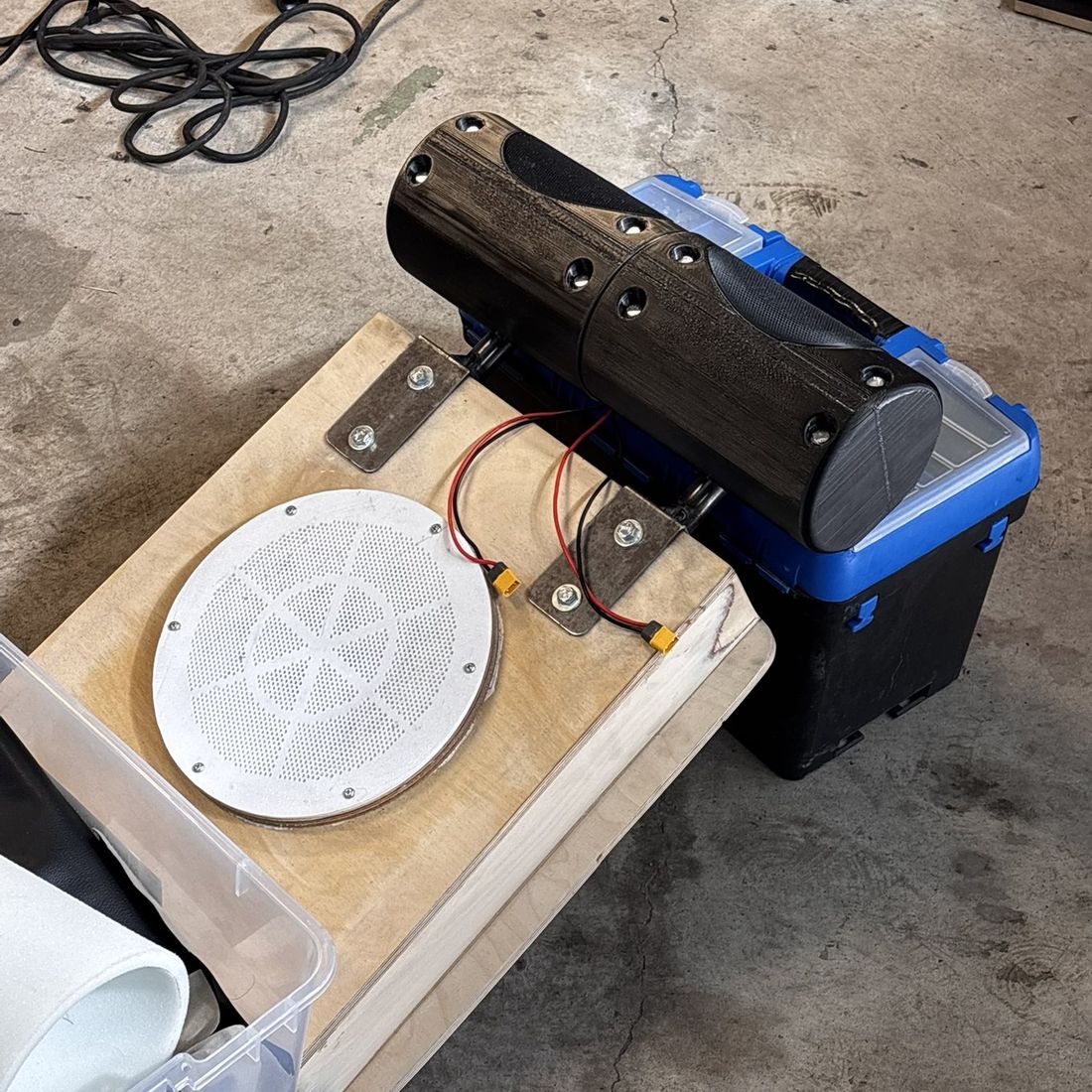 MC_01 build archive: Backrest box complete · welding the neckrest bracketry