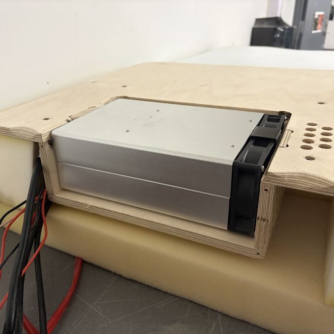 MC_01 build archive: Electronics box, seat cushion