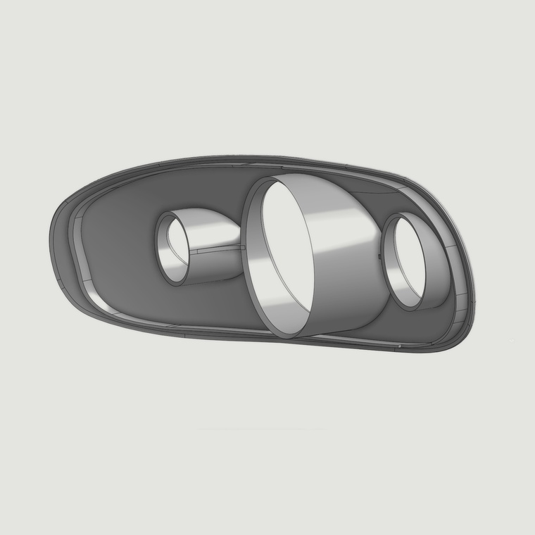 Taillight surround, CAD