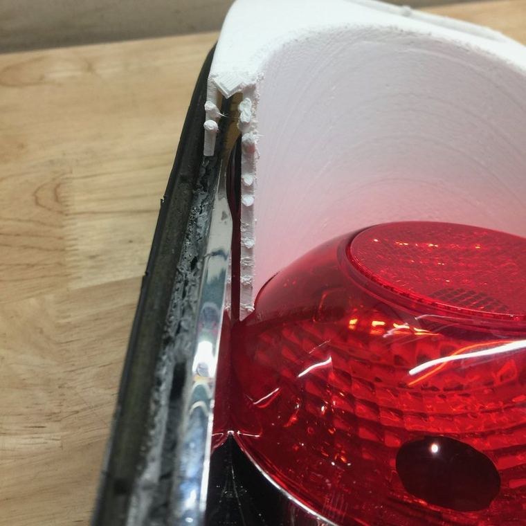 Taillight, first print, fitment check