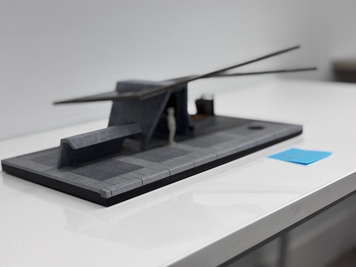 Bus Shelter build archive: Final model, 1:20
